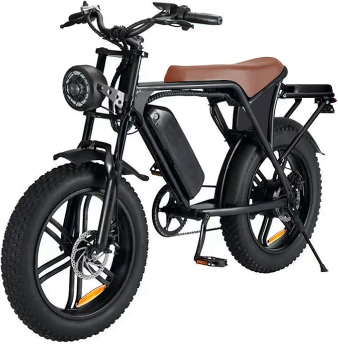 Electric Bike, 20 Inch E Bike, Hybrid Bike, Adult Bicycle, 48V 15AH Battery, Brushless Motor