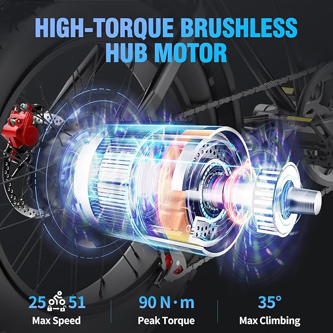 YVY Electric Bike, 48V 20Ah/52V 40Ah Removable Battery