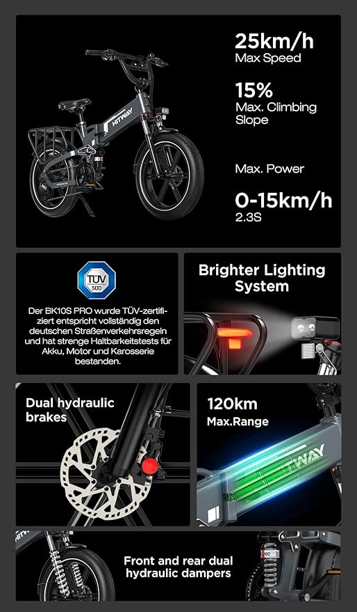 HITWAY Electric Bike - BK10S PRO