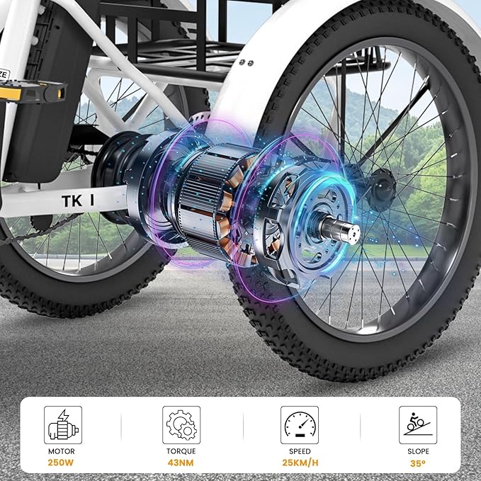 SUNYRISY Electric Tricycle for Adults