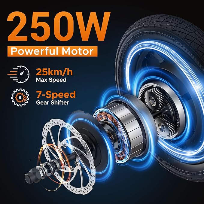 JESRIDER K820 250W Road Legal Electric Bike