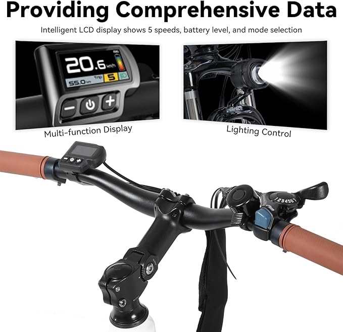 HILAND 26 Inch Electric City Bike