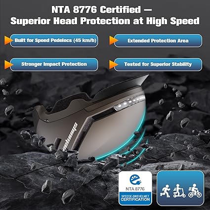 Shinmax Bike Helmet with Turn Signals