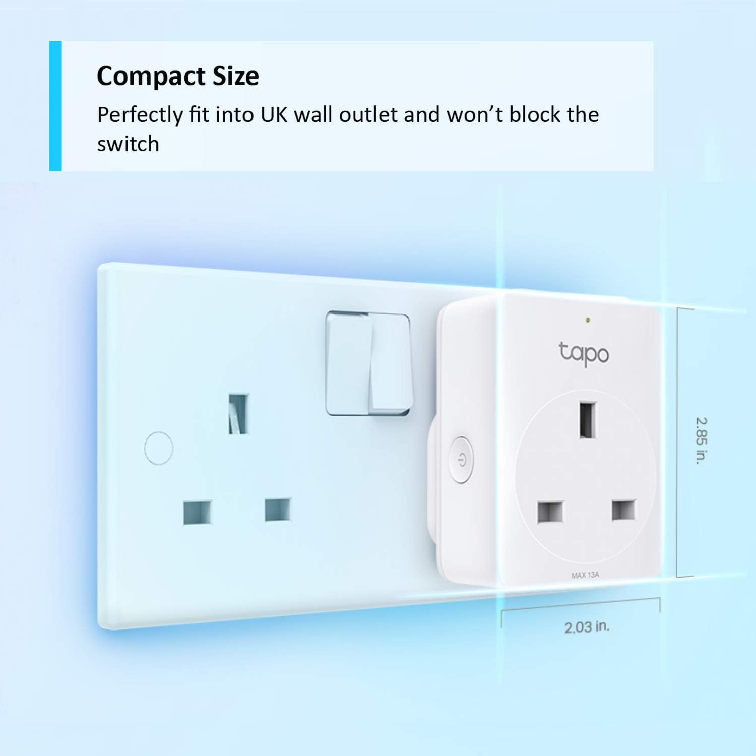 Tapo P100 (4-Pack) Smart Plug, Wi-Fi Plug, App Remote Control, Alexa Plug, Voice Control with Alexa & Google