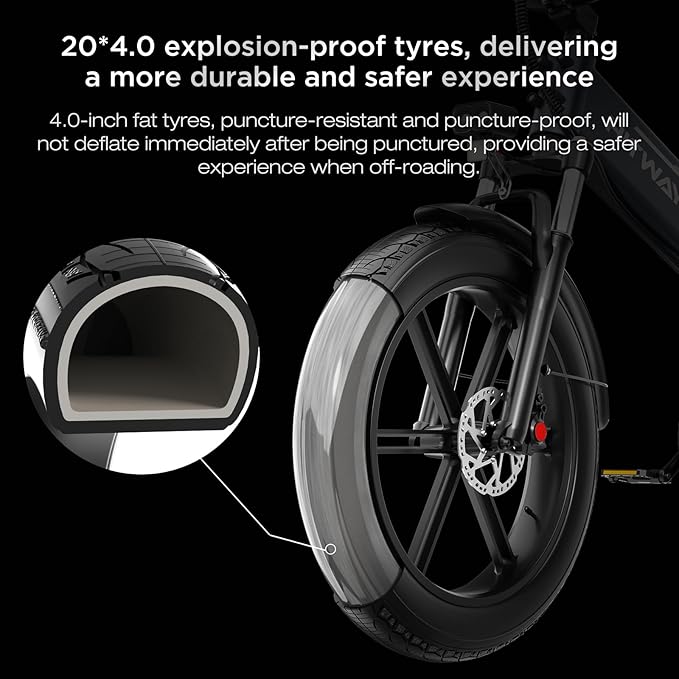 HITWAY Electric Bike, 720Wh E Bike, 250W/48V Motor, 70-120km Range