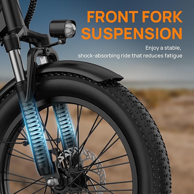 URLIFE Electric Bike - Fat Tire - 250W Motor Ebike