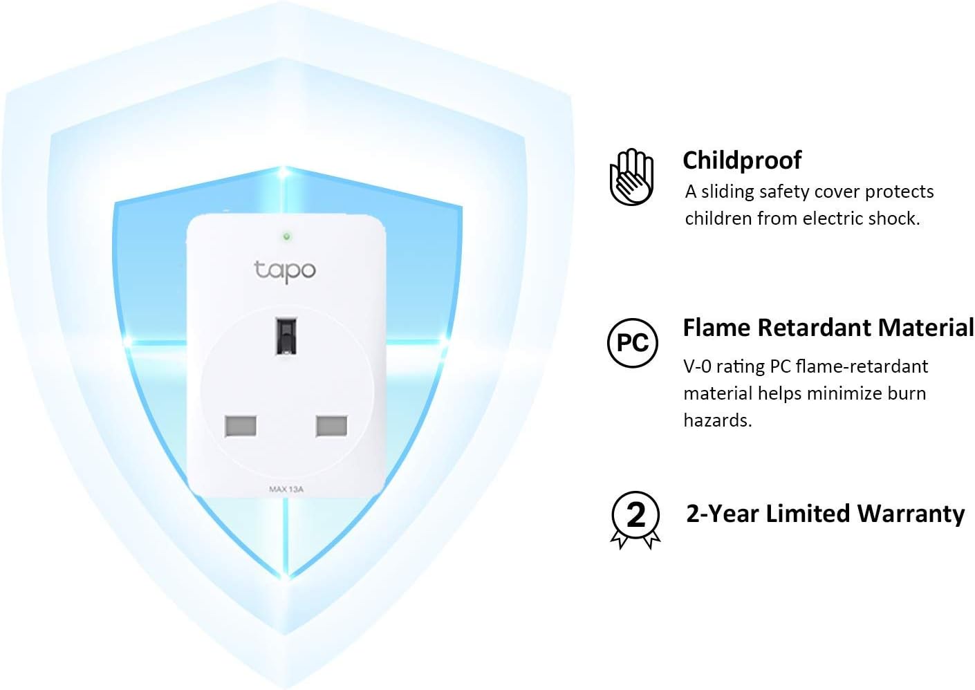Tapo P100 (4-Pack) Smart Plug, Wi-Fi Plug, App Remote Control, Alexa Plug, Voice Control with Alexa & Google