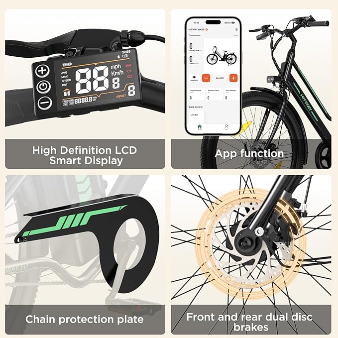 HITWAY Electric Bike - 250W Motor