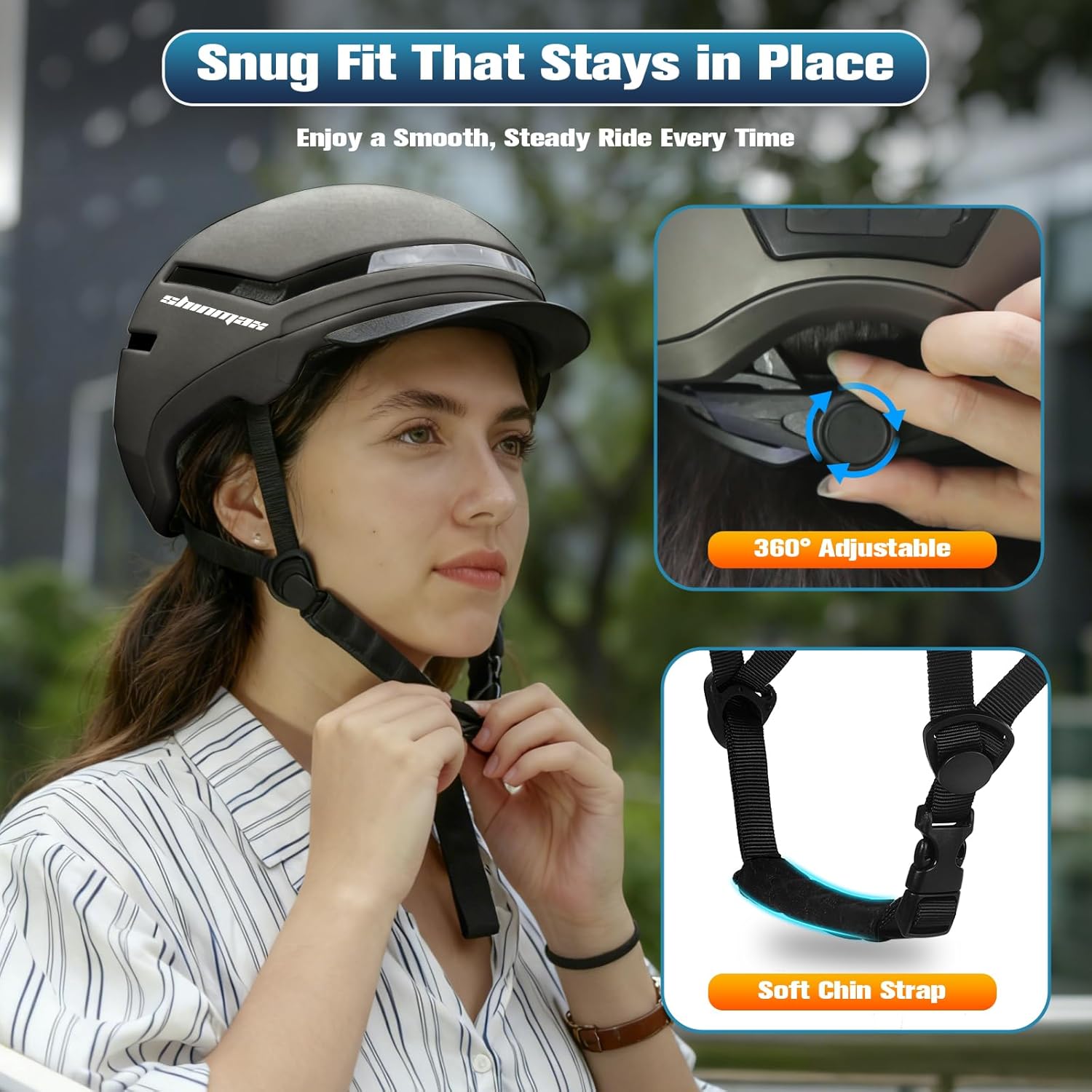 Shinmax Bike Helmet with Turn Signals