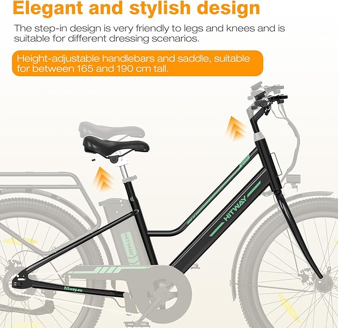 HITWAY Electric Bike - 250W Motor