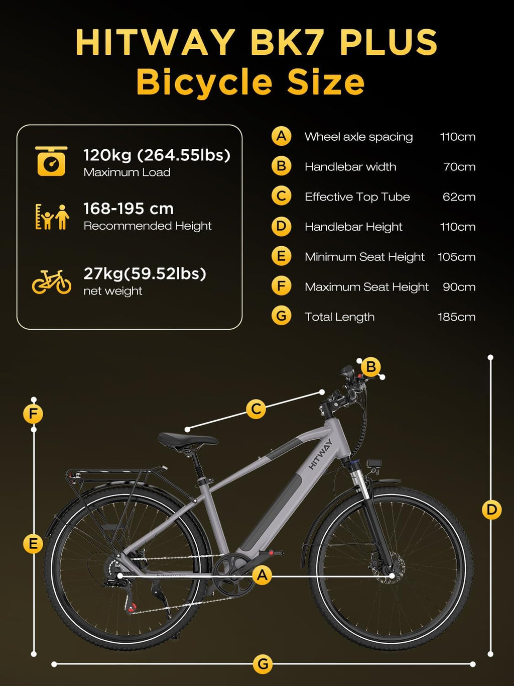 HITWAY BK7S Electric Bike