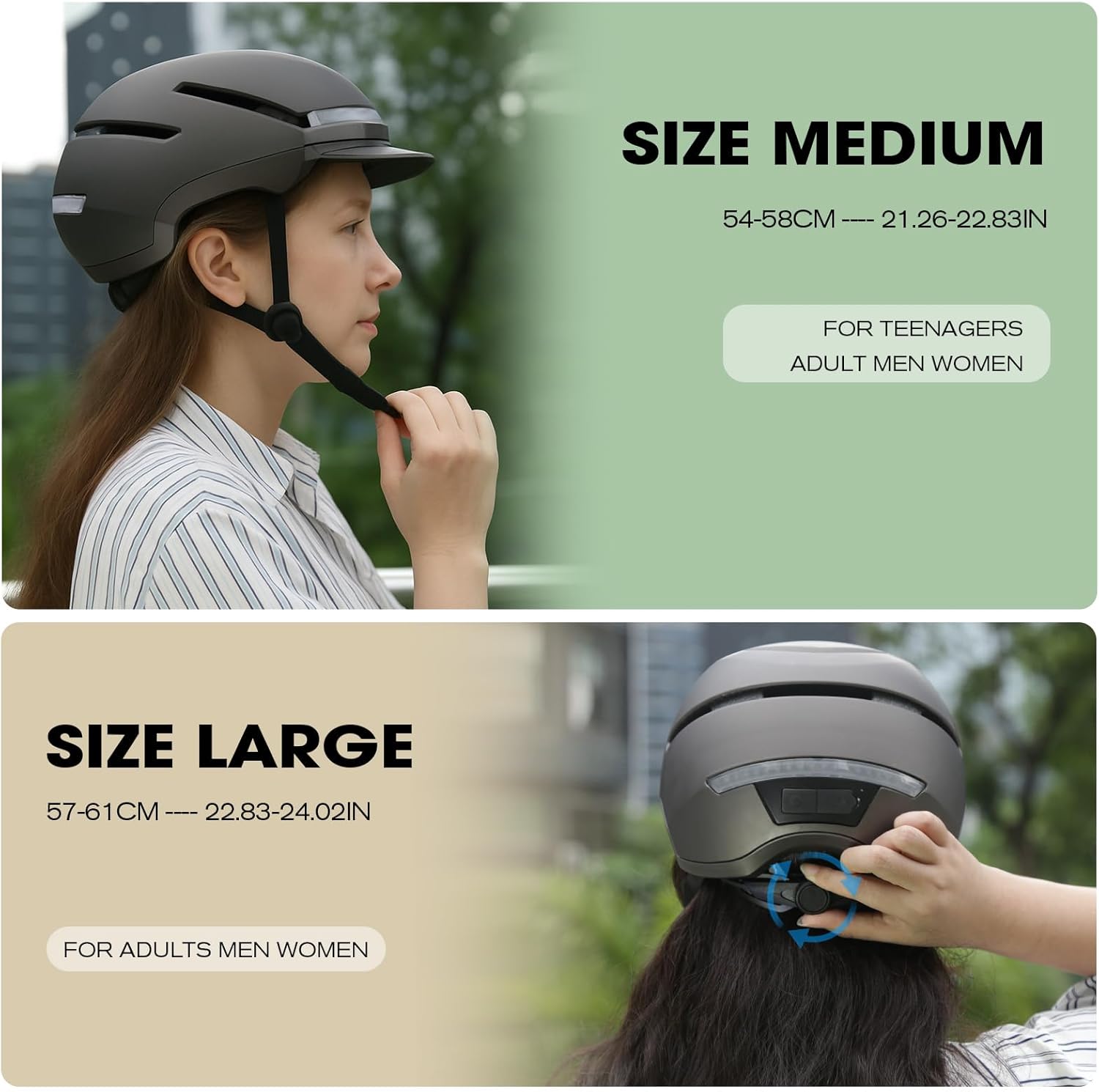 Shinmax Bike Helmet with Turn Signals