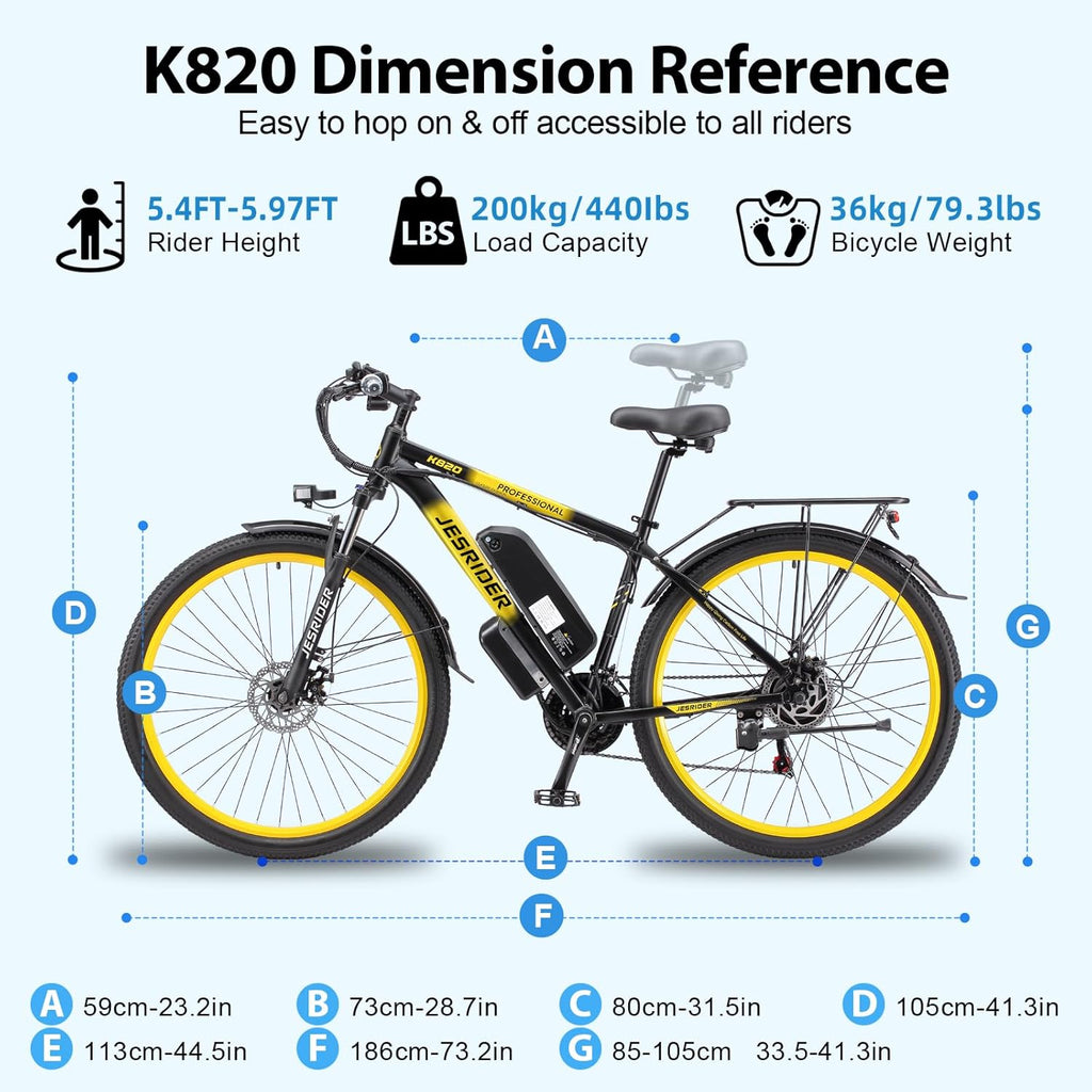 JESRIDER K820 250W Road Legal Electric Bike