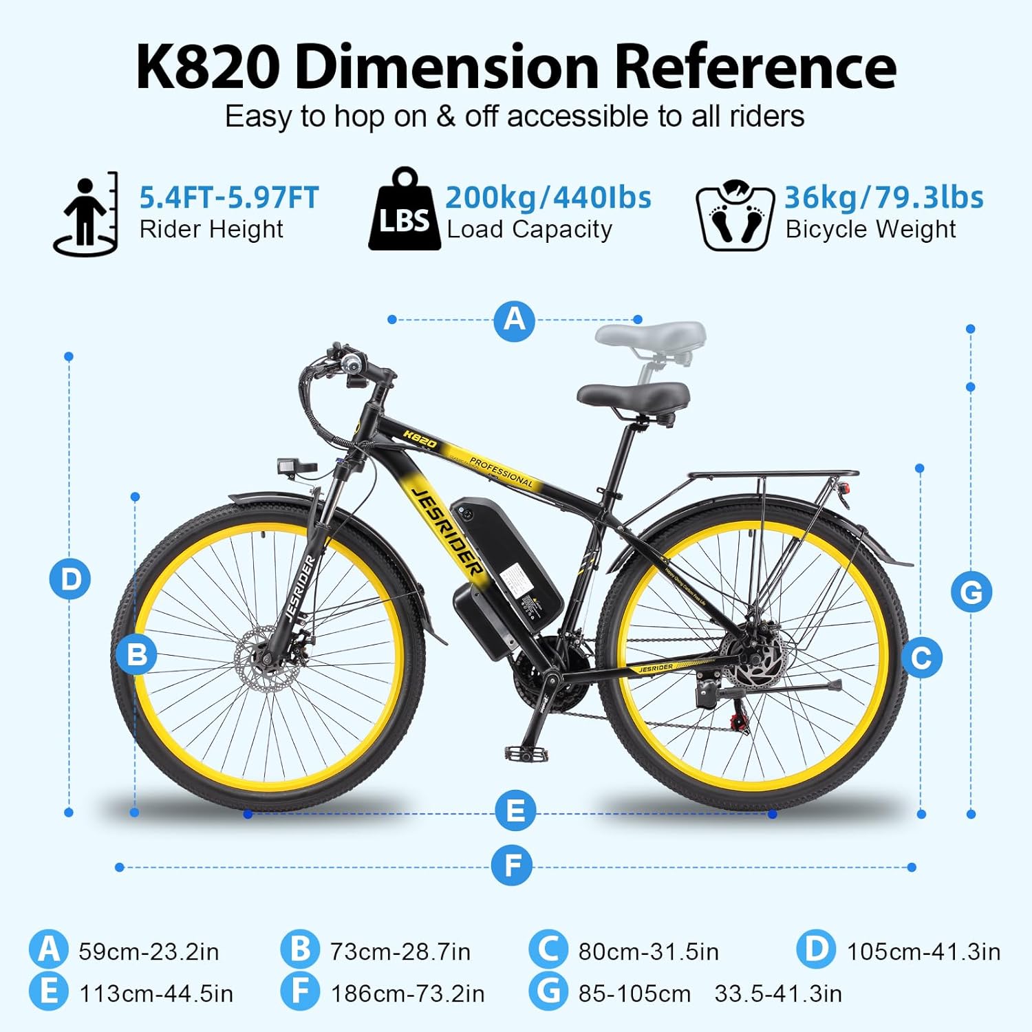 JESRIDER K820 250W Road Legal Electric Bike