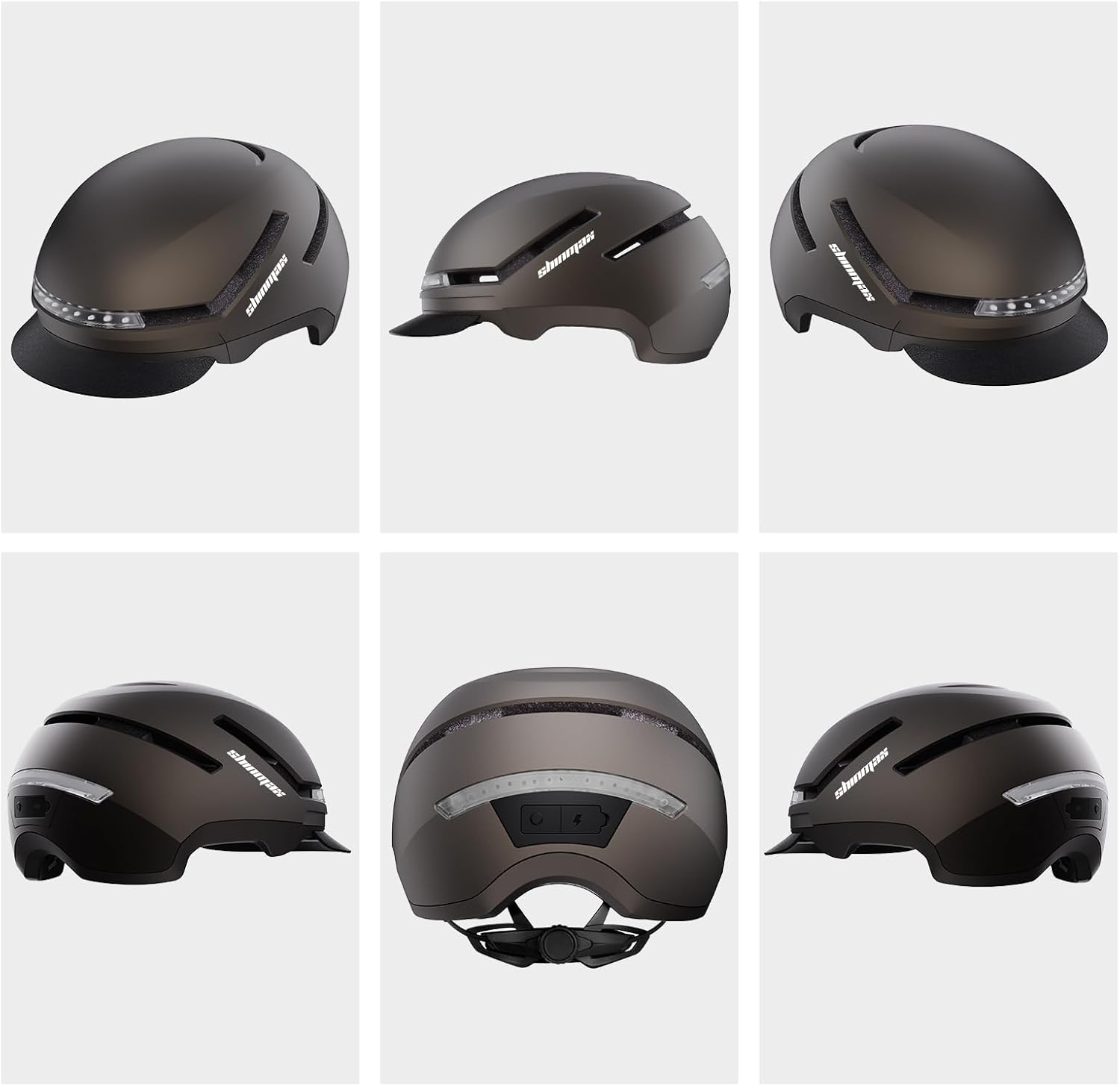 Shinmax Bike Helmet with Turn Signals