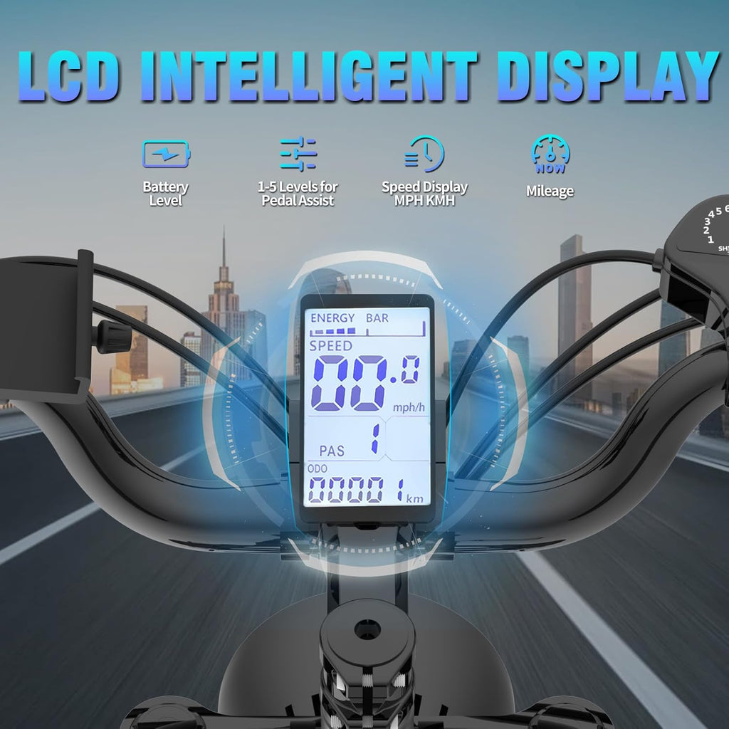 YVY Electric Bike, 48V 20Ah/52V 40Ah Removable Battery